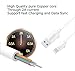 ZECEEN 2 in 1 Lightning & Micro USB Charging Cable Fast Charge & Sync Rugged Twosided for Apple iPhone, iPad, iPod, any iOS and Android White 3.3 ft (1m)