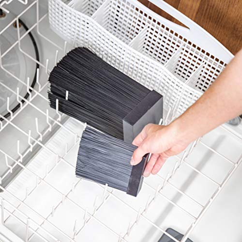 EVOLVE Bamboo Knife Block Universal Kitchen Knife Holder Safe