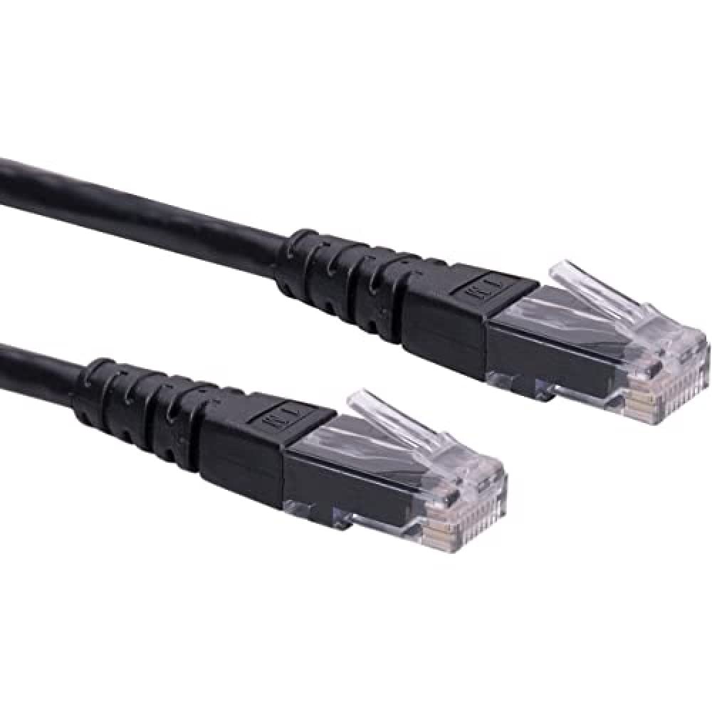Roline LAN cable Cat 6 | UTP Ethernet network cable with RJ45 connector Black 3 m — image 1