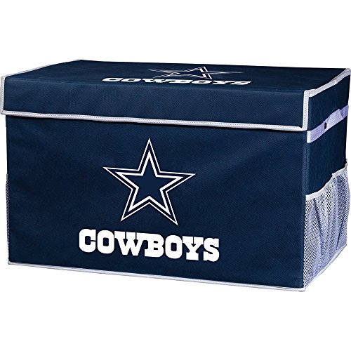 Franklin Sports NFL Dallas Cowboys Folding Storage Footlocker Bins - Official NFL Team Storage Organizers - Collapsible Containers - Large - Thumbnail 7