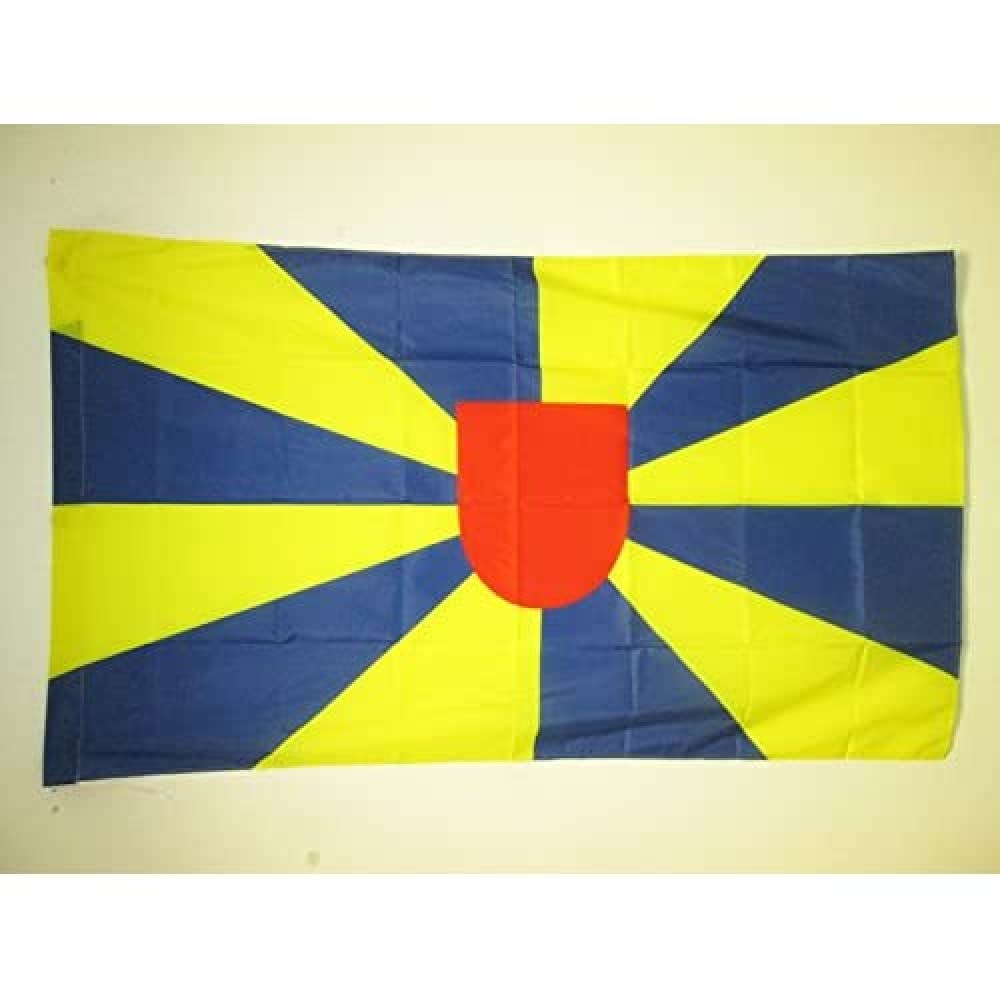 AZ FLAG - Province of West Flanders Flag - 3x5 Ft - West-Vlaanderen Banner with Sleeve - 100% Polyester - Fade Resistant - Vivid Colors - 3' x 5' Feet - 150x90 Cm