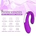 Rechargeable Clitoral & G-spot Vibrator, Waterproof Couples Vibrator with 9 Powerful Vibrations, Wireless Remote Control Clitoris G Spot Stimulator Adult Sex Toy for Women Solo Play or Couples Funthumb 1