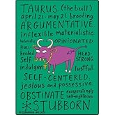 Taurus naughty Clayboys - RECTANGLE MAGNET