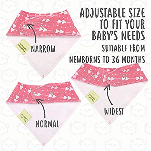 2 Baby+Bandana+Drool+Bibs+Girls