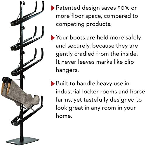 Boot Butler Standing Boot Rack As Seen On Rachael Ray Clean Up Your Floor & Protect Your