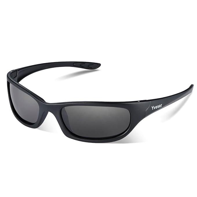 Yveser Polarisierte Sonnenbrille Sportbrille mit UV400 Schutz für Herren & Damen - Autofahren Laufen Radfahren Angeln Wandern