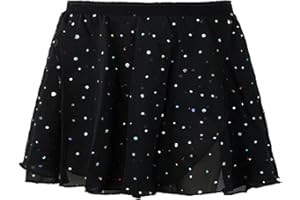 Gogokids Girls Dance Ballet Skirt, 3 Pack Tutu Skirts Fluffy Ballet Dress for Toddlers/Little Girls