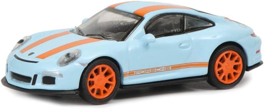 Schuco452637500 452637500-Porsche 911 R Model Car 1:87 Orange Blue