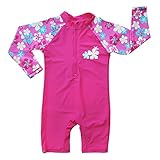 Kids Girl Swimsuit UPF 30+ UV One Piece Sunsuit