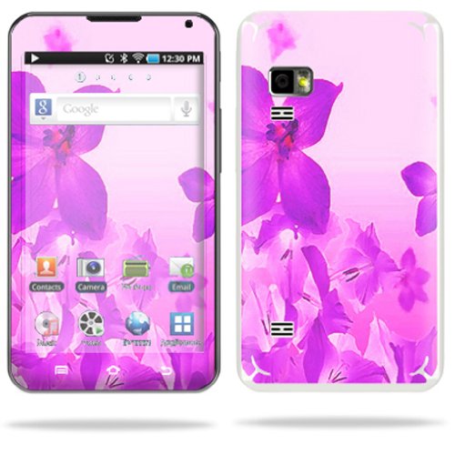 Protective Vinyl Skin Decal Cover for Samsung Galaxy Player 5.0 MP3 Player Android WiFi Sticker Skins Pink Flowers