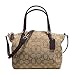 Coach Signature Mini Kelsey Satchel Crossbody Bag, Khaki, Brown