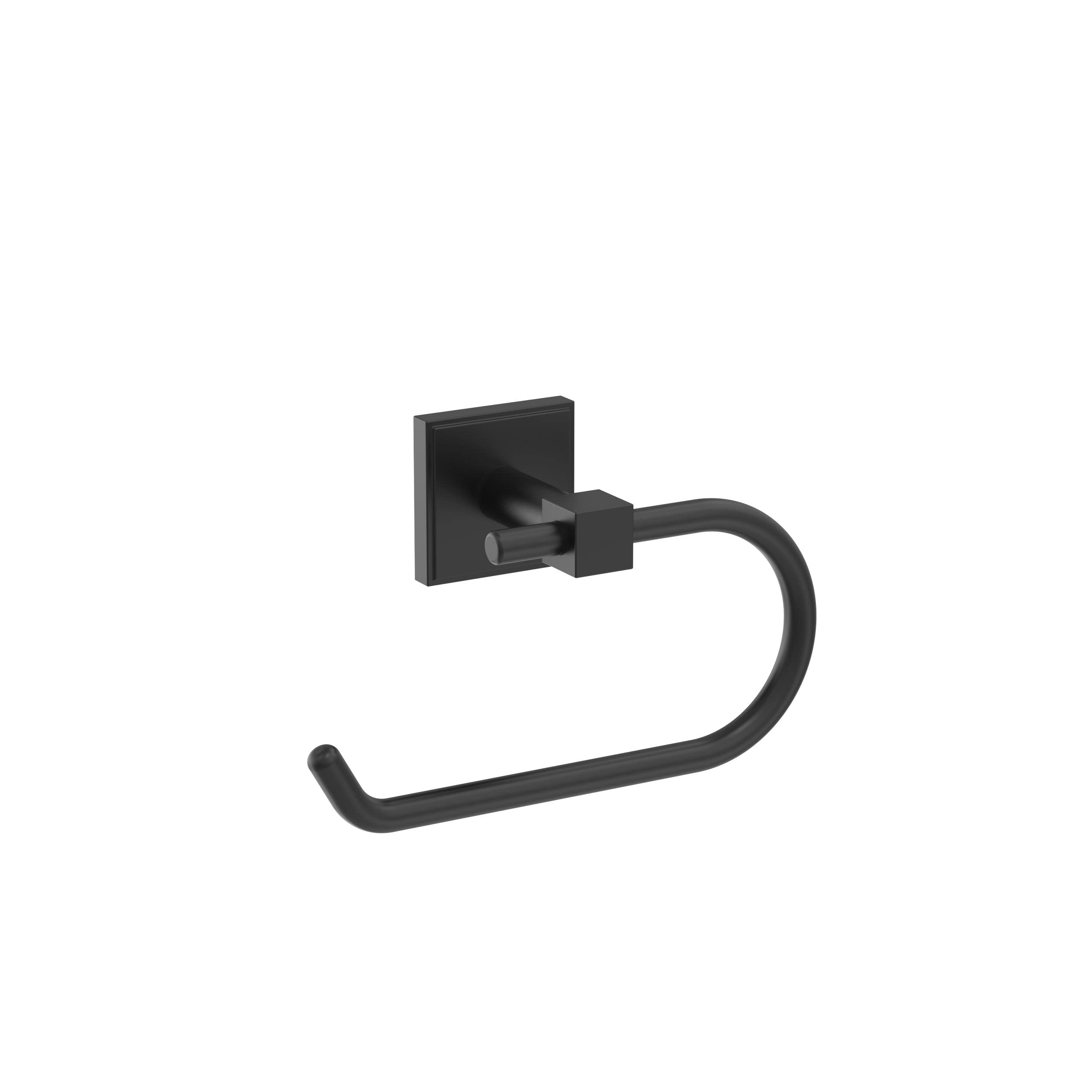 Amerock | Toilet Paper Holder | Matte Black | Appoint | Single Post Tissue Holder | Bath Hardware | Bathroom Accessories
