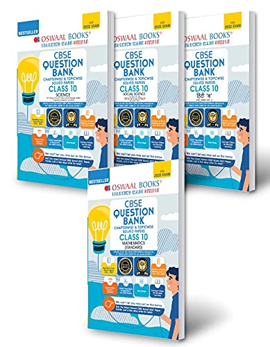 Oswaal CBSE Question Bank Class 10 (Set of 4 Books) Hindi B, Science, Social Science, Mathematics Standard (For 2022 Exam) Oswaal CBSE Question Bank Class 10 (Set of 4 Books) Hindi B, Science, Social Science, Mathematics Standard (For 2022 Exam)