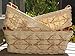 ShopOnNet RT430711-3 Handwoven Retangular Wicker Storage Basket with Handle in Cream (Set of 3)