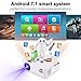Video Projector, ANCROWN 2019 Upgraded Android System 4500 Lumens Full HD 1080P Home Theater Projector, 70,000 Hours LED Service Life, Bluetooth WiFi Mini Projector for Smartphone, PC, TV Box, etthumb 1