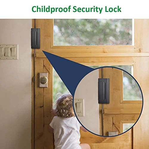 Door Reinforcement Lock ,3" Security Door Lock for Kids,Home Child Proof Door locks Withstand