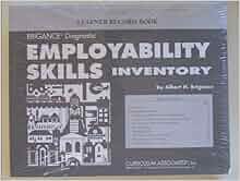 Brigance Diagnostic Employability Skills Inventory, Learner Record Book