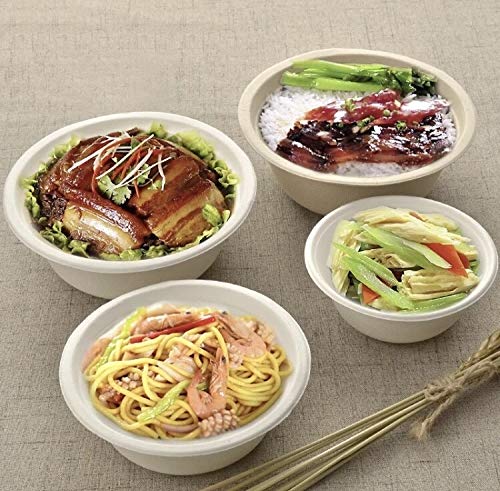EDI Biodegradable, Compostable Eco Friendly Sugarcane Bowls/Bagasse Disposable Bowl 24 OZ (150, 24 OZ) - Thumbnail 3