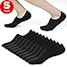 M&Z Mens 5 Pack No Show Socks Antiskid Terry Foot Athletic Cotton Sports Sock