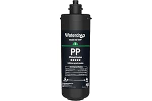 Waterdrop WD-10PP Under Sink Water Filter, Replacement for Waterdrop TSA & TSB &TSB-CM 3-stage Under Sink Water Filter System