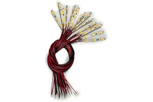 Minhe Efficient Lighting System Includes A Set Of 15 Pre Wired LED Strips Perfectly Suited For Miniature Scenarios(WHITE LIGH
