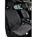 BarksBar Pet Front Seat Cover for Cars - Black, Waterproof & Nonslip Backing with Anchors, Quilted, Padded, Durable Pet Seat Covers for Cars, Trucks & SUVs primary
