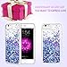 iPhone 6/6S/7/8 Case, Caka iPhone 6S Glitter Case [Tempered Glass Screen Protector] Bling Flowing Floating Luxury Glitter Sparkle TPU Bumper Liquid Case for iPhone 6/6S/7/8 (4.7