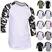 RD MENS RAGLAN 3/4 Sleeves T Shirts Slim Fit Plain Baseball Jersey 1RDA3401