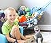 MiniOwls Toy Hammock Organizer - Toy Net Storage for Stuffies Space Saver. Corner Shelf to Display Collectible Toys. Ocean Bright Décor Accent. (Blue, X-Large)