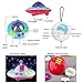 Baby Crib Mobile Music Box, Hanging Projection Light Toys with Remote Control, Rotating Musical Projector Toy for Infant, Battery Operated Projecting Planet to Ceiling, Newborn Bed Airplane Lights