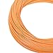 Maxcatch Fly Fishing Line (Weight Forward, Floating) and Fly Line Combo with Backing Leader and Tippet (1F/2F/3F/4F/5F/6F/7F/8F/9F/10F) (Fly Line Satin Orange, WF8F 100FT)
