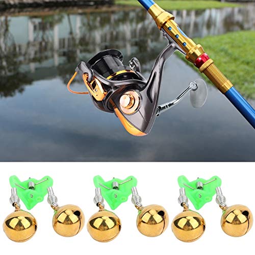 Heitune 5Pcs Bissanzeiger Doppeltes Bell Ring Alerter Angeln Werkzeuge Zubehör for Seerod – Bild 6