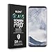 BIUZKO Full Coverage Case Friendly Scratch Resistant Hd Clear Curved Tempered Glass for Samsung Galaxy S8 Plus 6.2