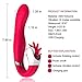 FemaleTongue Vibrate Toy Oral Tongue Simulator, 12 Frequency Vibration& Licking Wand, 12 Speed Clitorial Massaging Toy for WoMalet-Shirt by Ibuy365