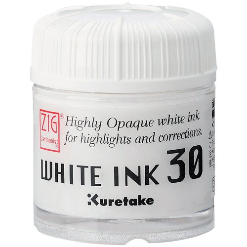 Zig Cartoonist Highly Opaque Pen Ink, White