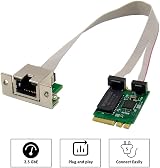 Lodokdre M.2 A+E 2.5G Ethernet Adapter 2.5G 1G 100M Multi-Gigabit Network Card view 2