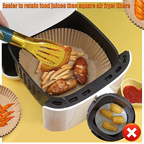 Lierhyt Air Fryer Disposable Paper Liner,6.3 inches Round Oven Paper,Greaseproof Paper for Oven