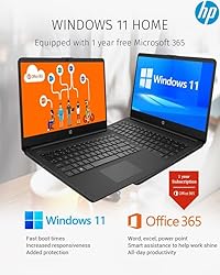 HP New 14" HD Ultral Light Thin Laptop, Quad-Core