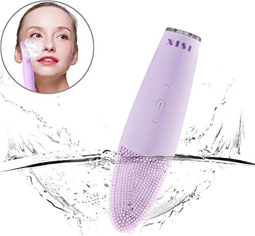 Face Brush, ISIX Waterproof Facial Cleansing Brush, 7 Speed Face Brush with Thermal Mode for Gentle Exfoliation and Deep Scrubbing
