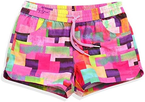 ZHANGJZJ Couple Board Beach Shorts Surf Beach Towel Swimwear Quick Dry Sport Short Man Woman Swim Lovers