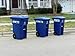 Toter 48 Gallon Blue Recycling Container with Wheels and Lid