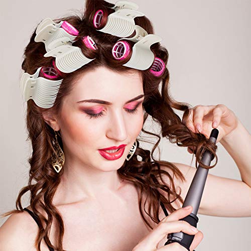 18 Pieces Hot Roller Clips Plastic Hair Curler Claw Clips Replacement