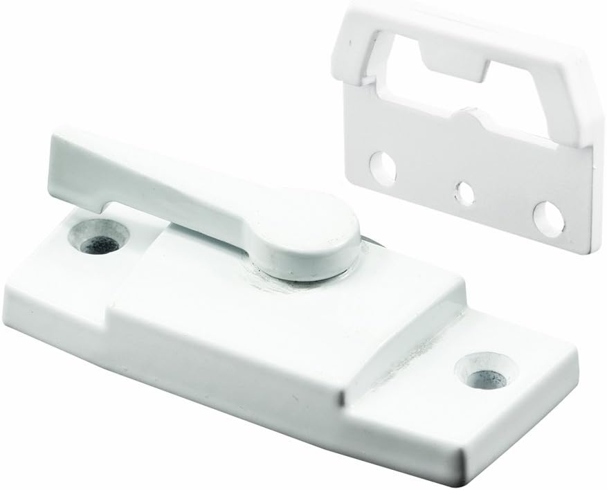 SlideCo 174305 Sash Lock & Keeper Window Lock, White