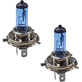UHANBUT 2PCS H4 Car Halogen Bulbs, 12V 100/90W Auto Fog Light Xenon Bulb | White Bright High/Low Beam, Universal Plug and Play Headlight Lamp Replacement Accessories for Most Cars, SUVs