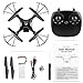 Drone for Beginners and Adults Free Felt Drone with Altitude Hold Mode 15 Minutes Flight Headless Mode 3 Speed One Key Take Off for Novice and Kids (Black)
