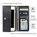 Smartphone Wallet, ENDLER Clutch Purse[Crossbody Strap/Wristlet] Bag PU Leather Pouch Smart Phone Case for iPhone 7 Plus/7, iPhone 6s/6s Plus, Samsung Galaxy S8 Edge/S7/Note,HTC,LG,Google-Black