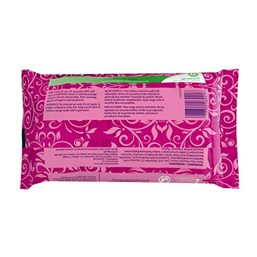 Playtex Personal Cleansing Cloths Refill Pack, Scent, 48 Package fresh 144 Count (Pack of 3