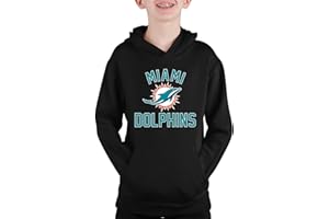 Team Fan Apparel NFL Youth Gameday Hooded Sweatshirt, Pro Football Hoodie Pullover Sweatshirt, Sports Apparel Boys and Girls