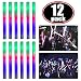 Super Z Outlet Upgraded Light up Foam Sticks, 3 Modes Colorful Flashing LED Strobe Stick for Party, Concert and Event (12 Pack) primary