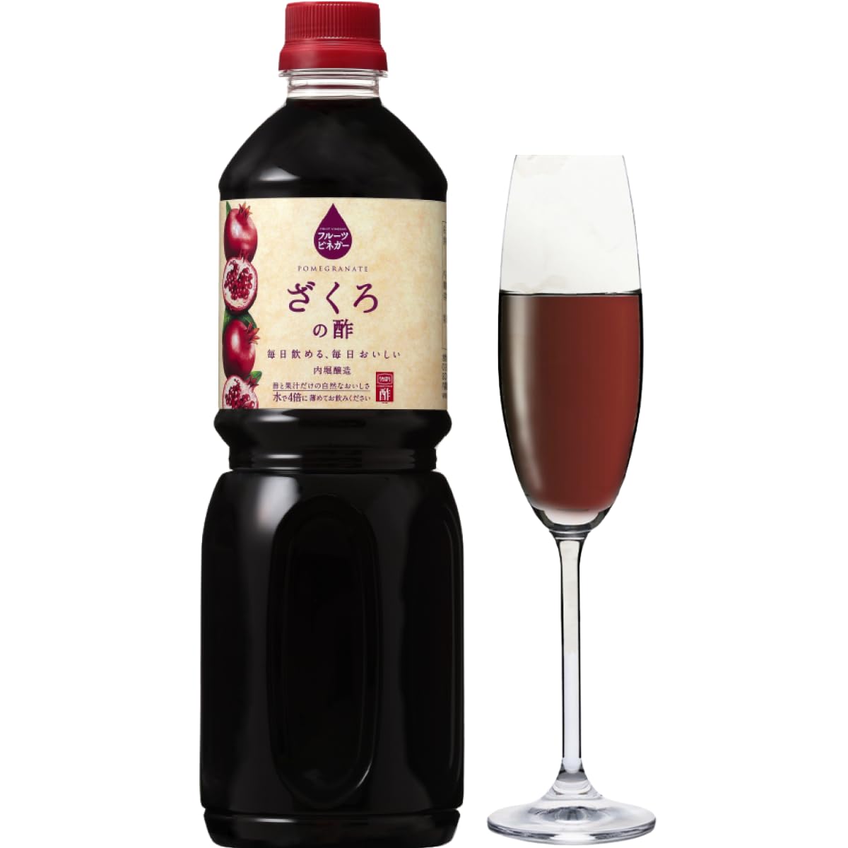 内堀醸造 フルーツビネガー 1L ざくろの酢